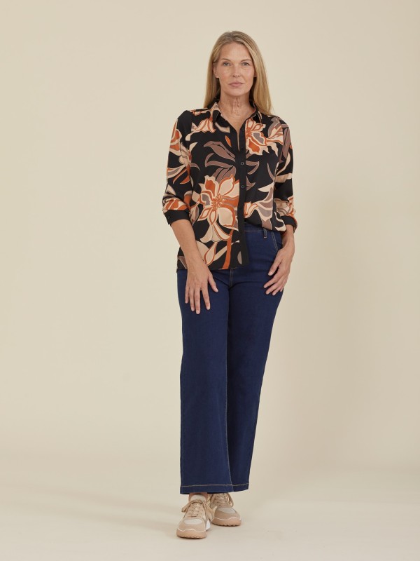 Camisa Estampado Laranja