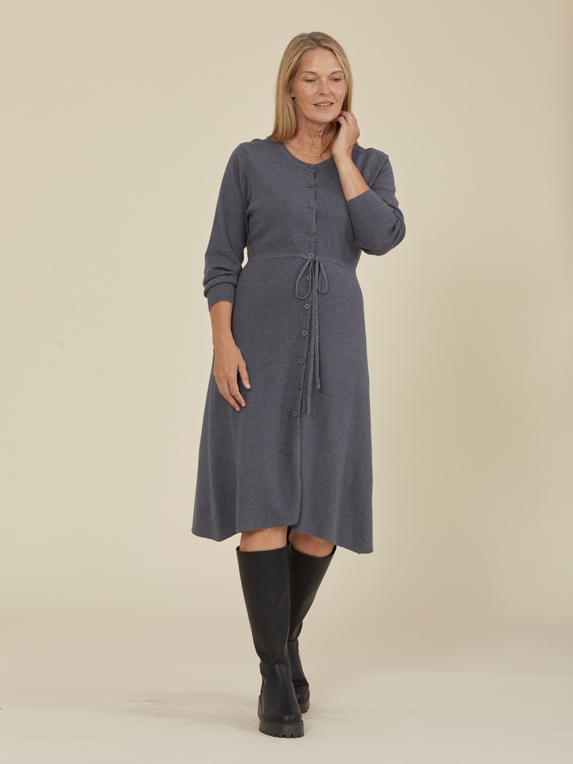 Vestido De Malha Comfy