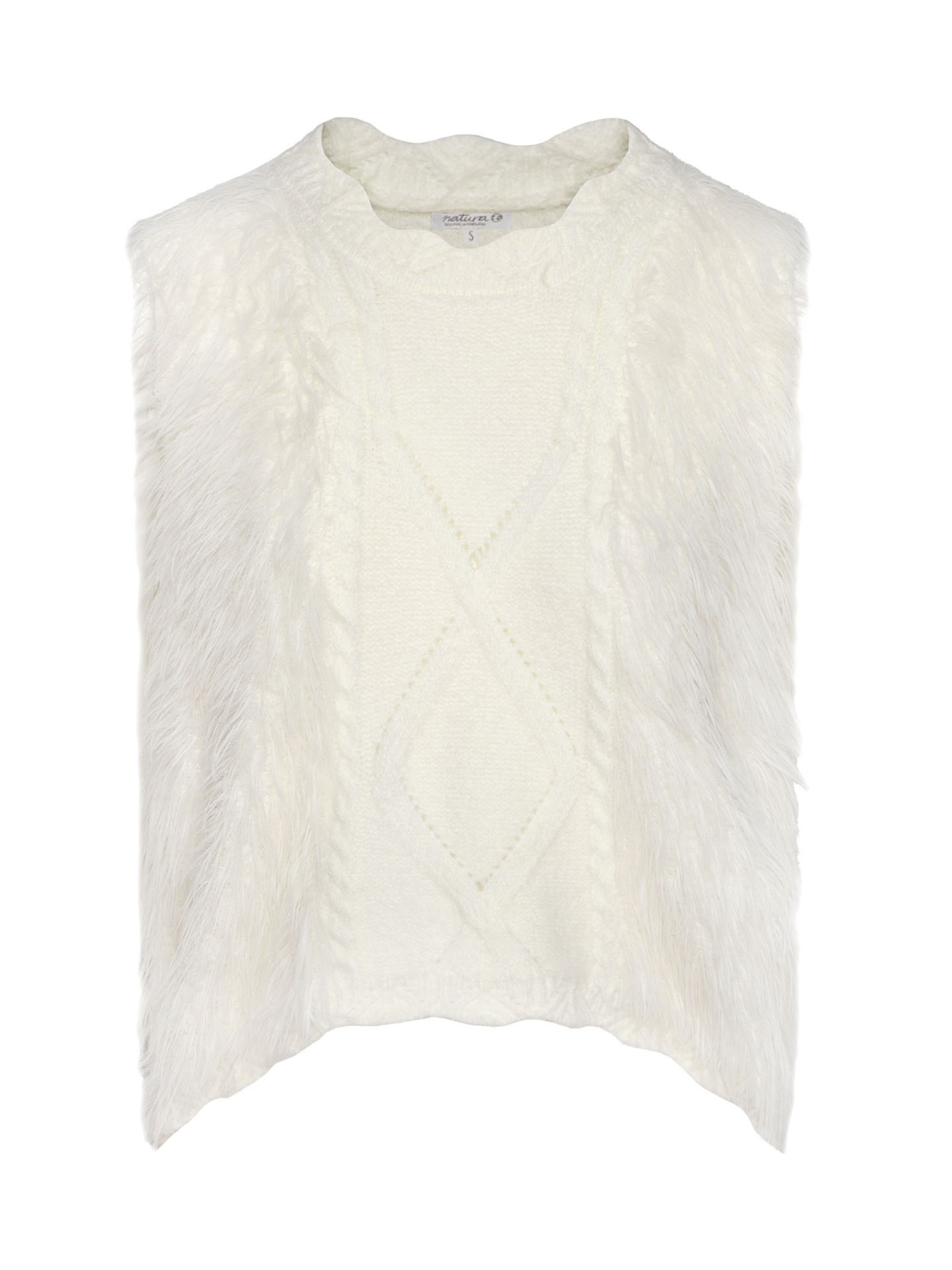 Colete De Malha Branco