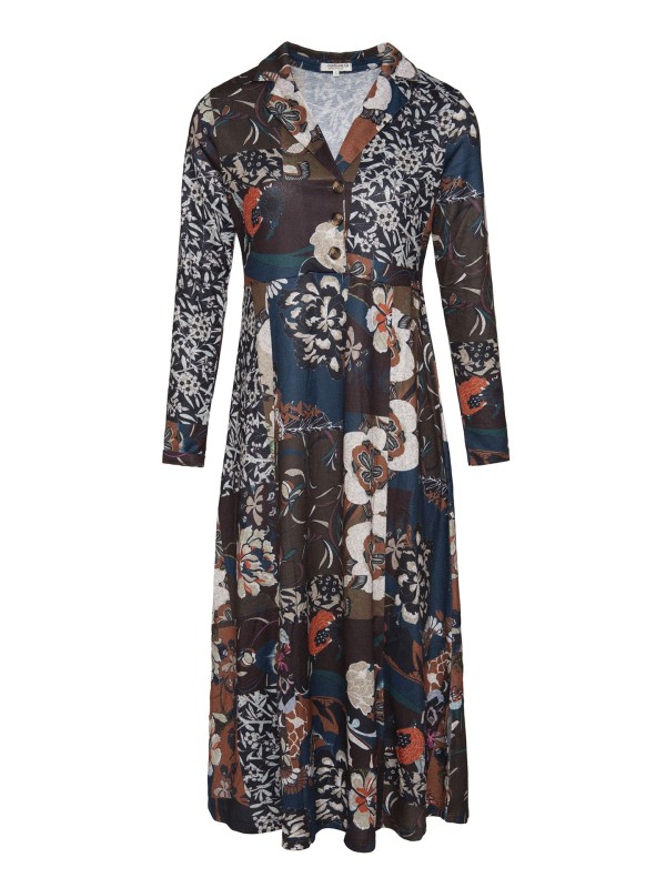 Vestido Estampado Malha Fina