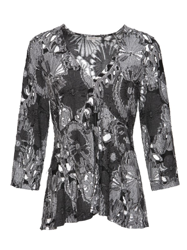 Blusa De Malha Cinza