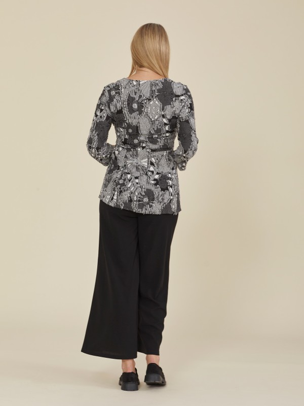 Blusa De Malha Cinza