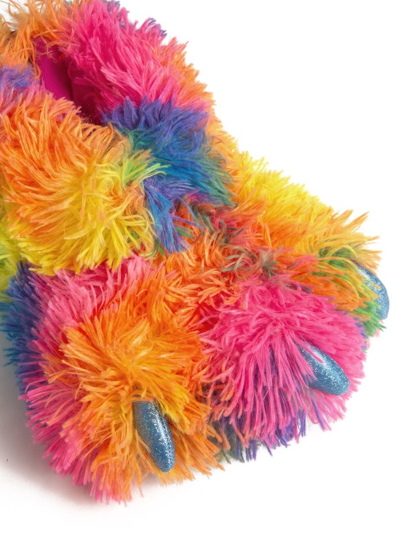 Pantufa Em Chenil Arco Iris