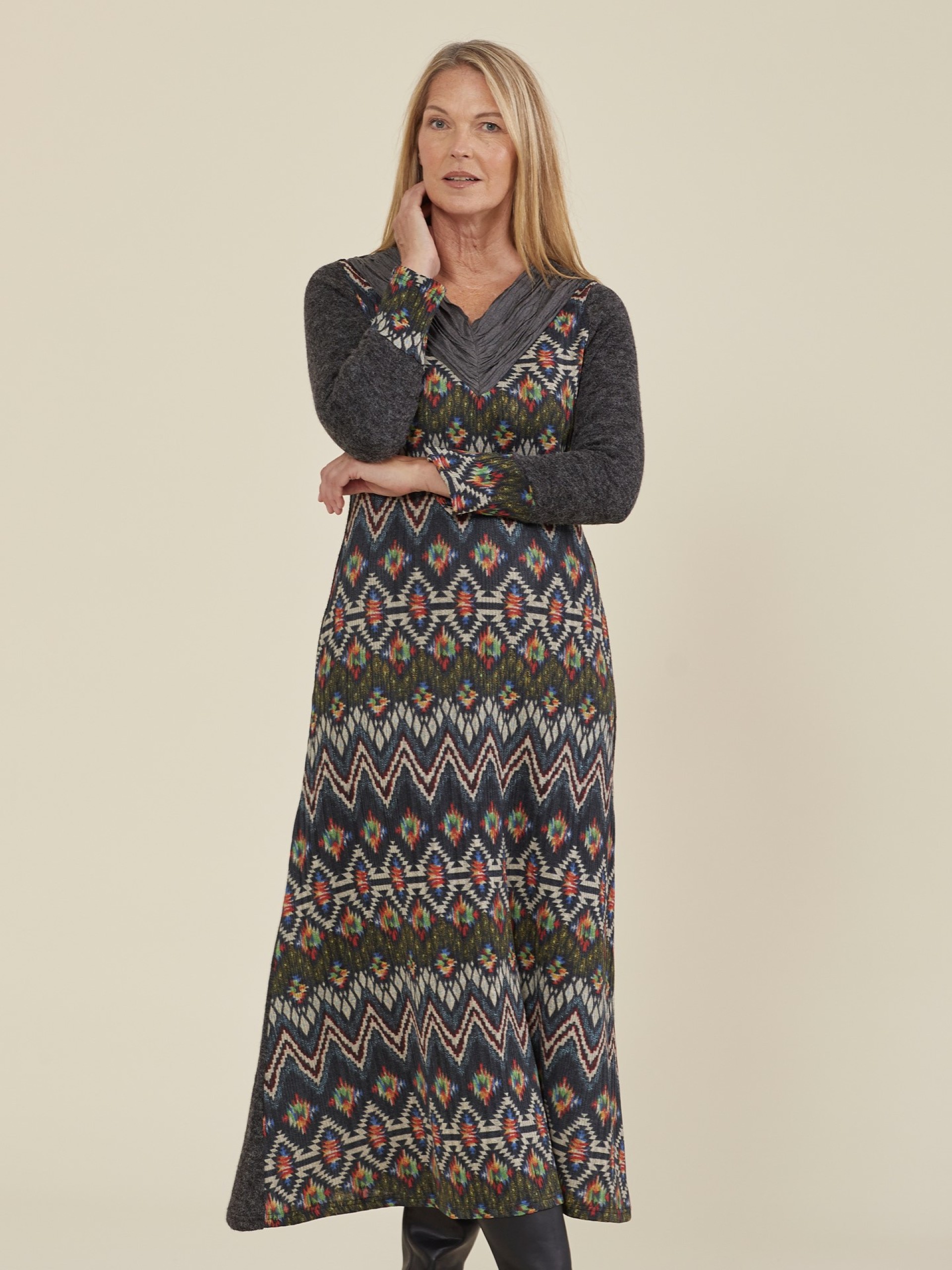 Vestido Comprido ZigZag