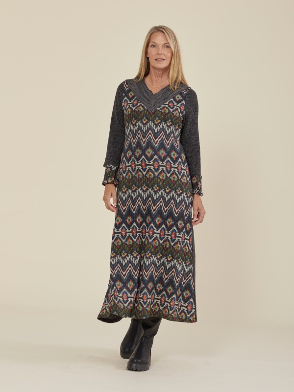 Vestido Comprido ZigZag