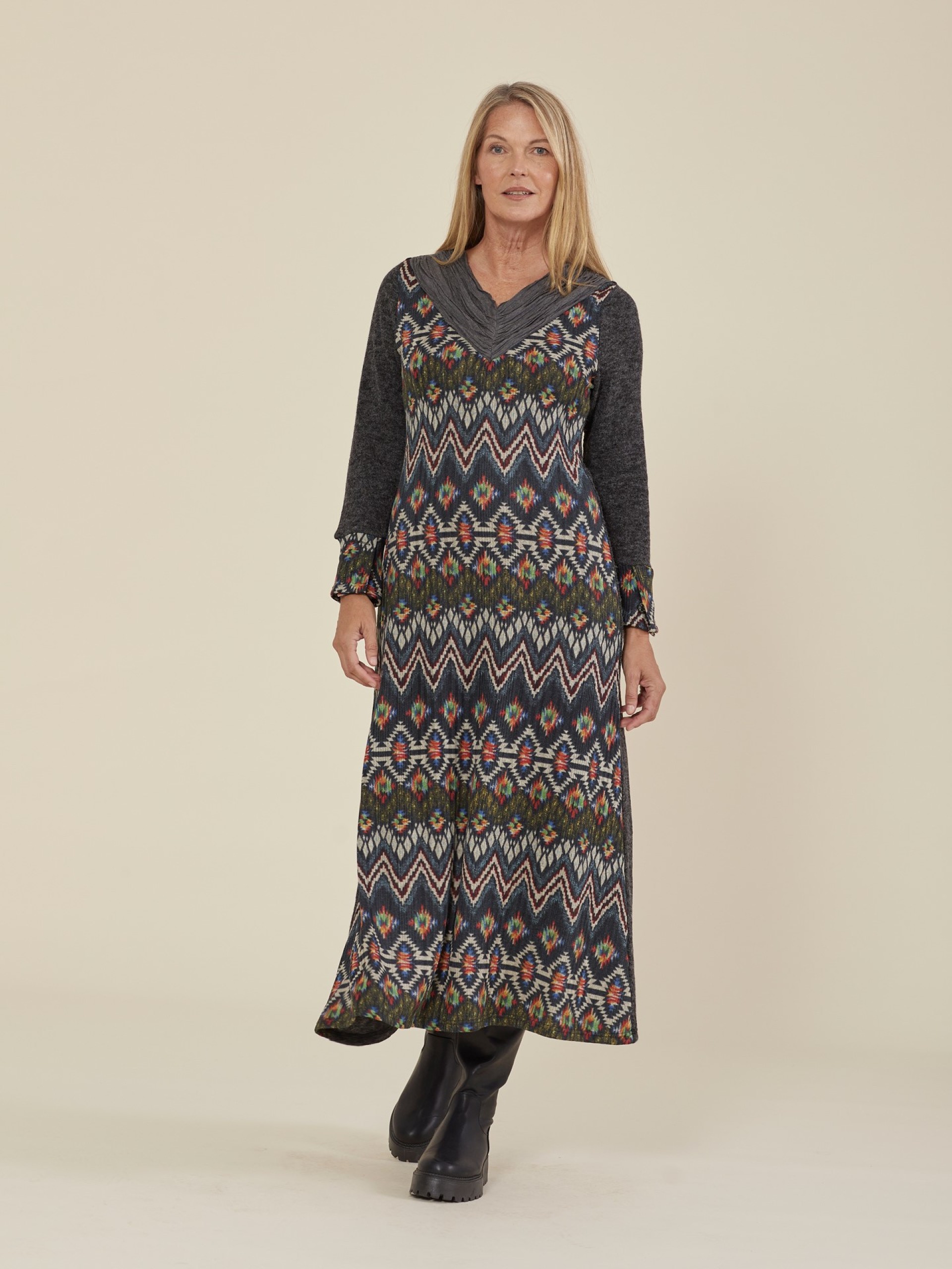 Vestido Comprido ZigZag