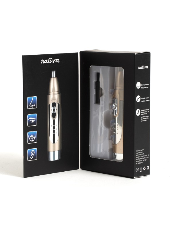 Maquina de cortar pelos do nariz e das orelhas