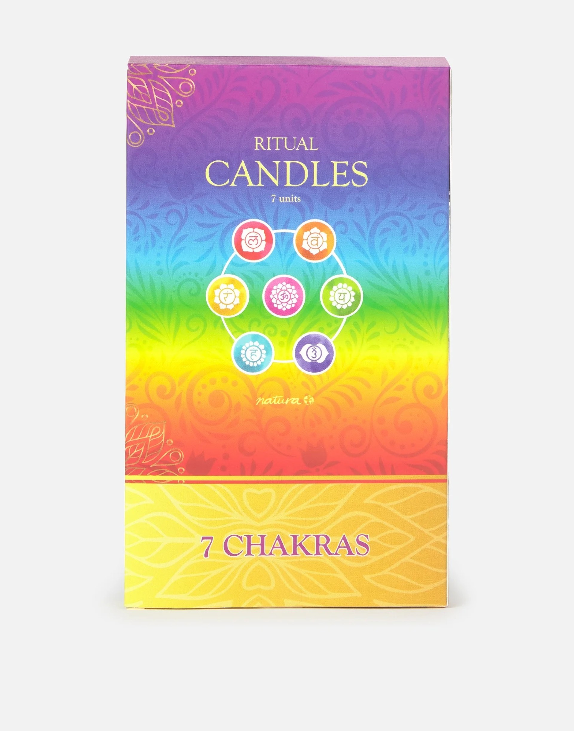 Velas rituais para os 7 chakras