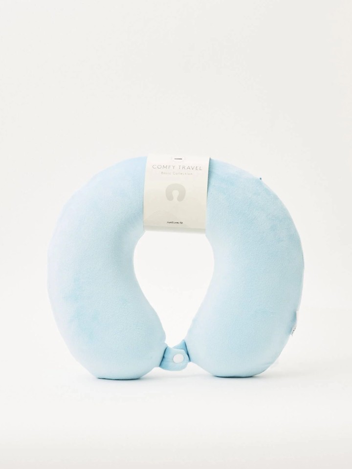 Almofada cervical em veludo Almofada cervical em veludo