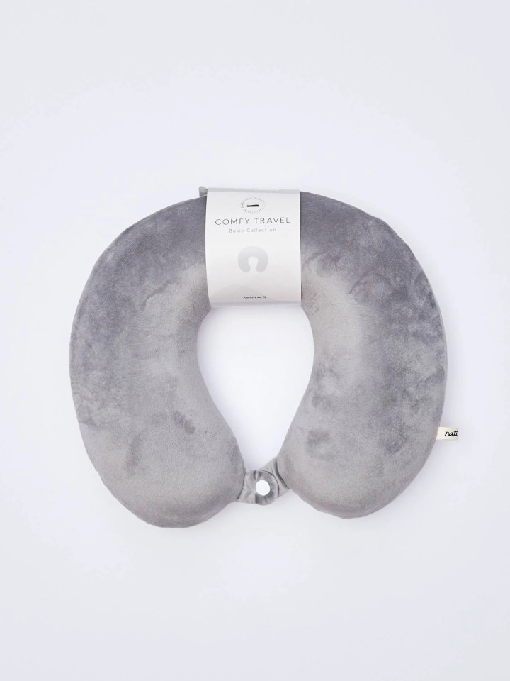 Almofada cervical em veludo Almofada cervical em veludo