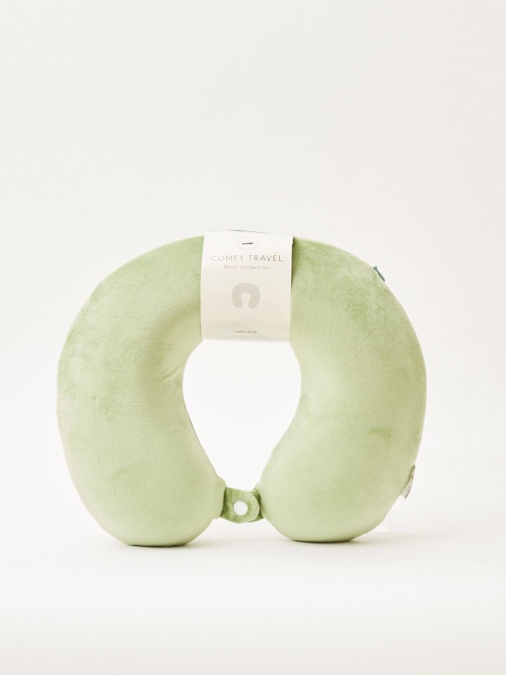 Almofada cervical em veludo Almofada cervical em veludo