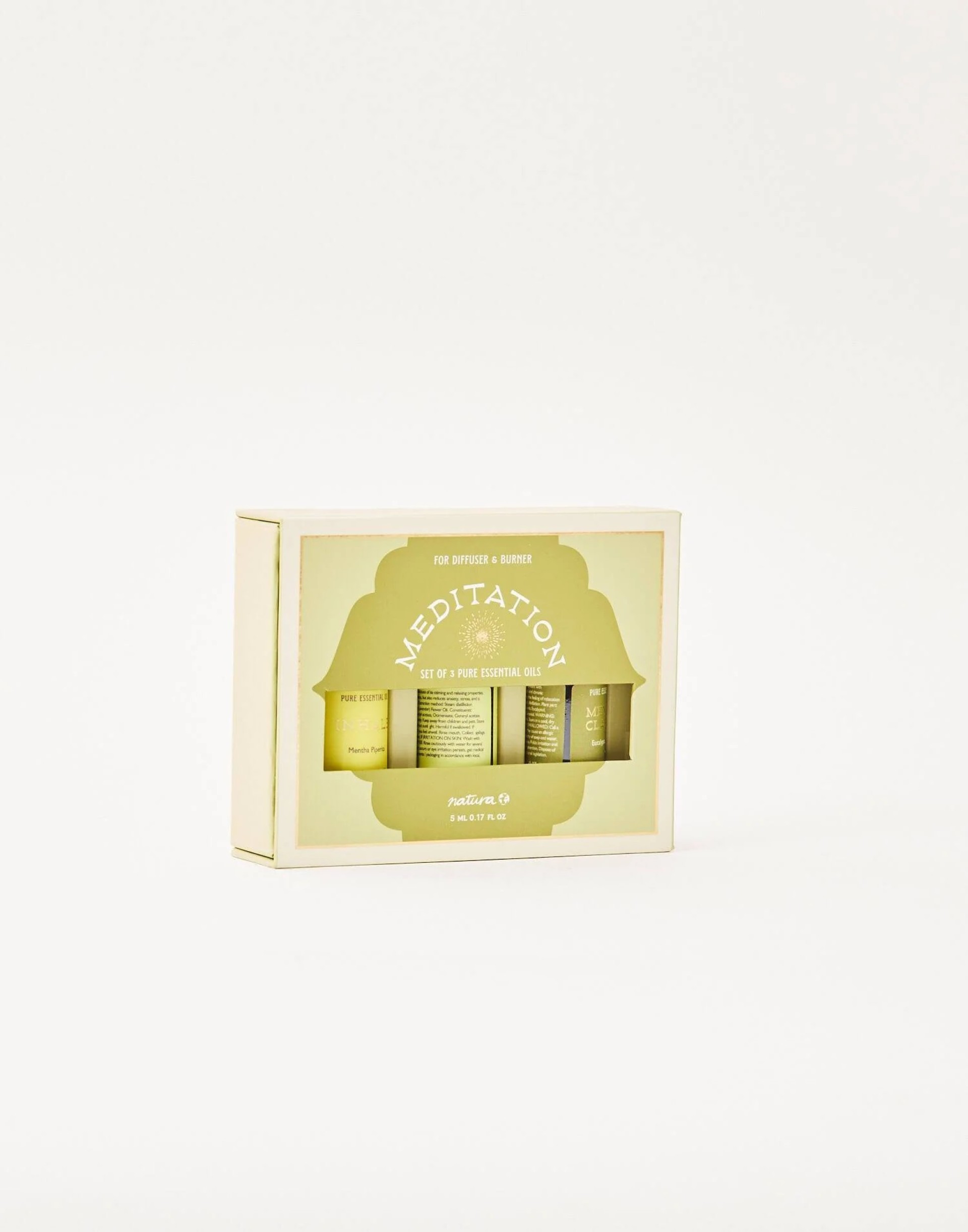 Conjunto de 3 oleos essenciais Meditacao