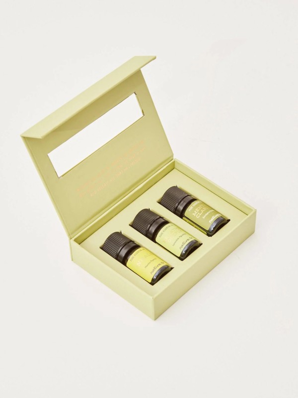 Conjunto de 3 oleos essenciais Meditacao