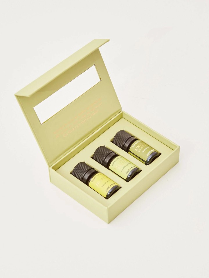 Conjunto de 3 oleos essenciais Meditacao