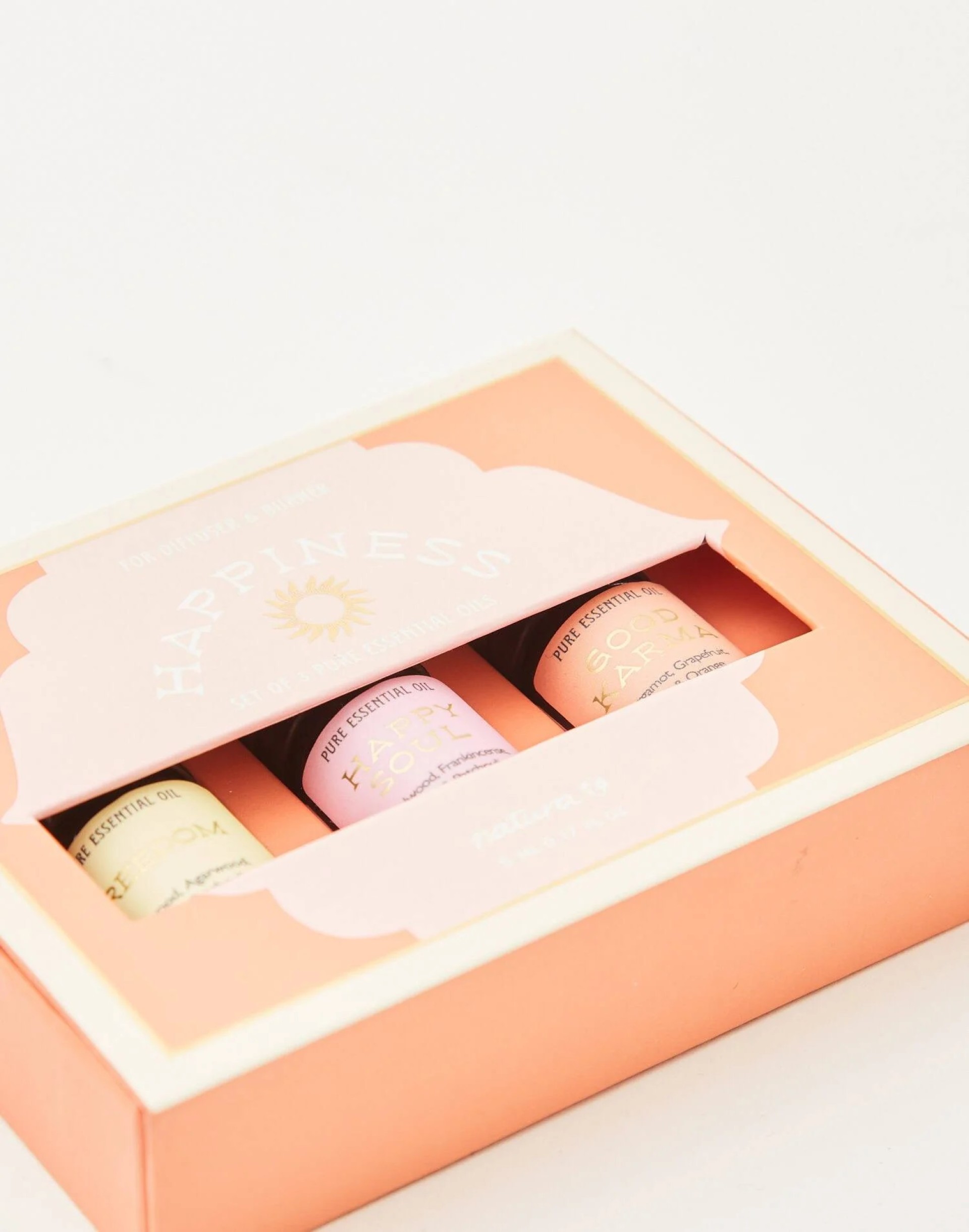 Conjunto de 3 oleos essenciais Felicidade