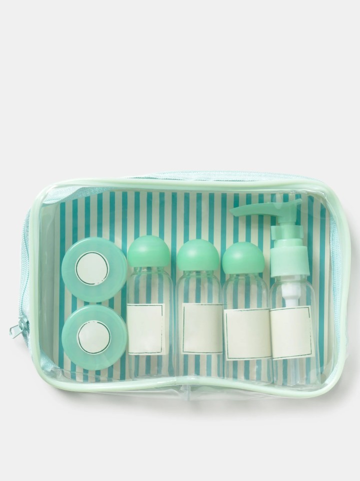 Conjunto de garrafas de viagem