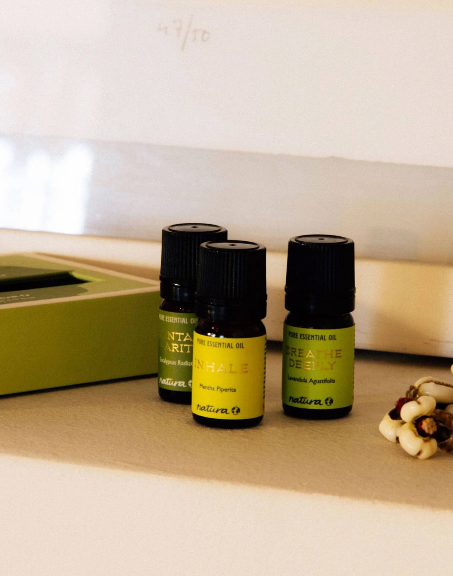 Conjunto de 3 oleos essenciais Meditacao