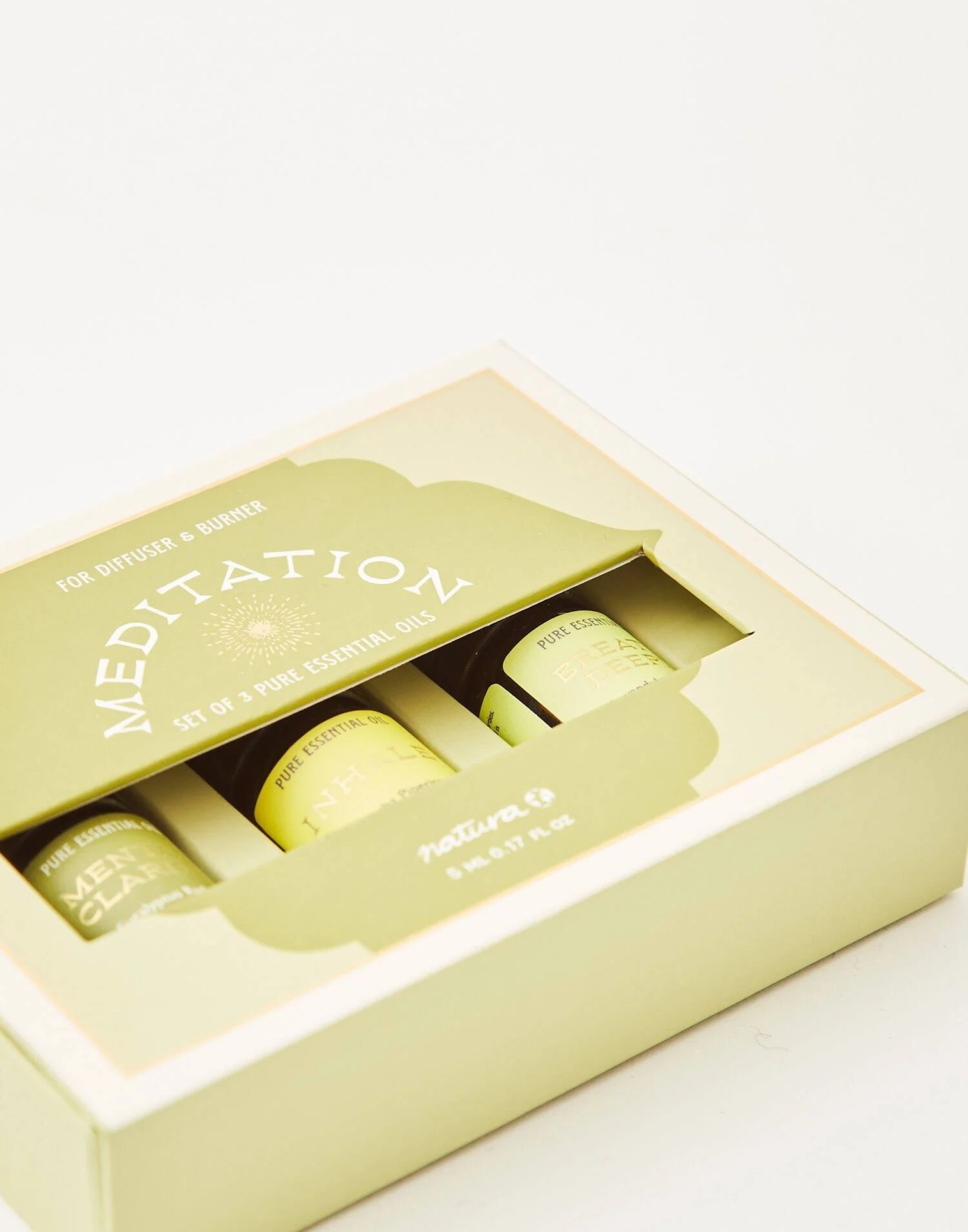 Conjunto de 3 oleos essenciais Meditacao