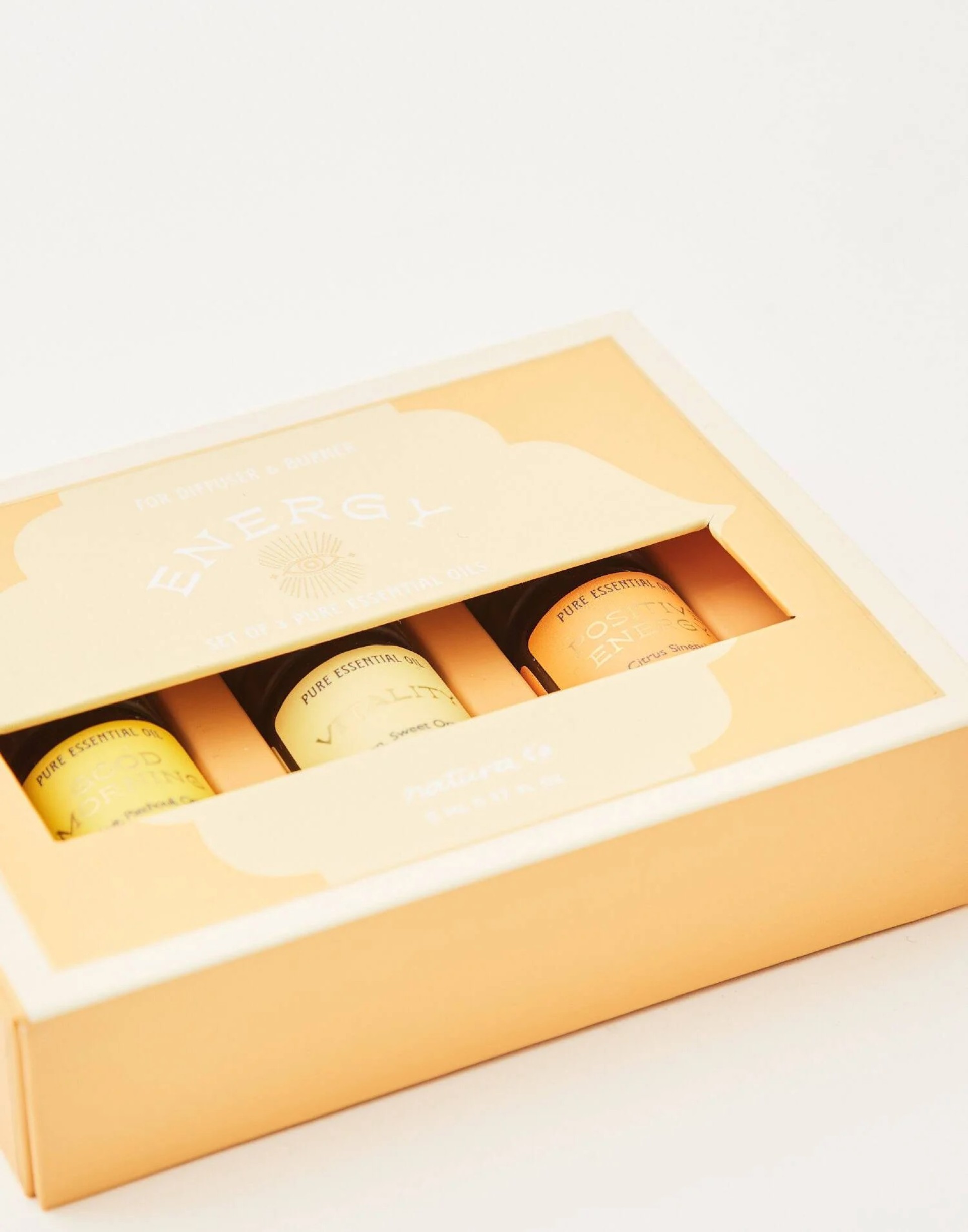 Conjunto de 3 oleos essenciais Energia