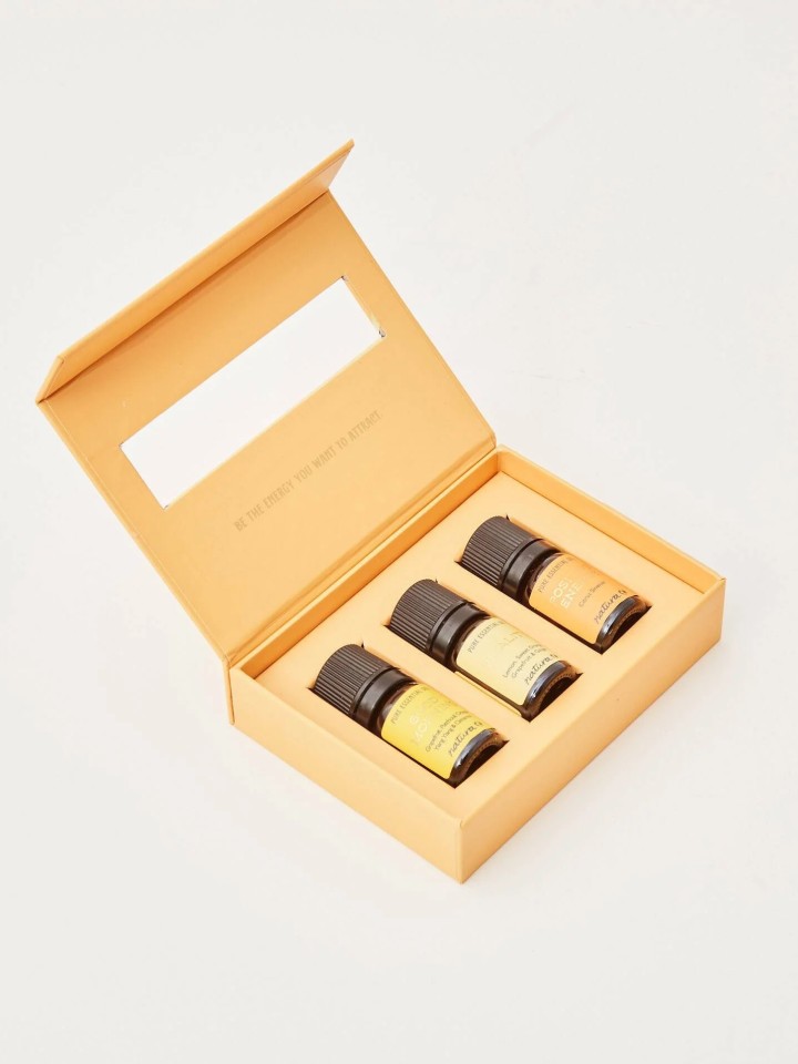 Conjunto de 3 oleos essenciais Energia