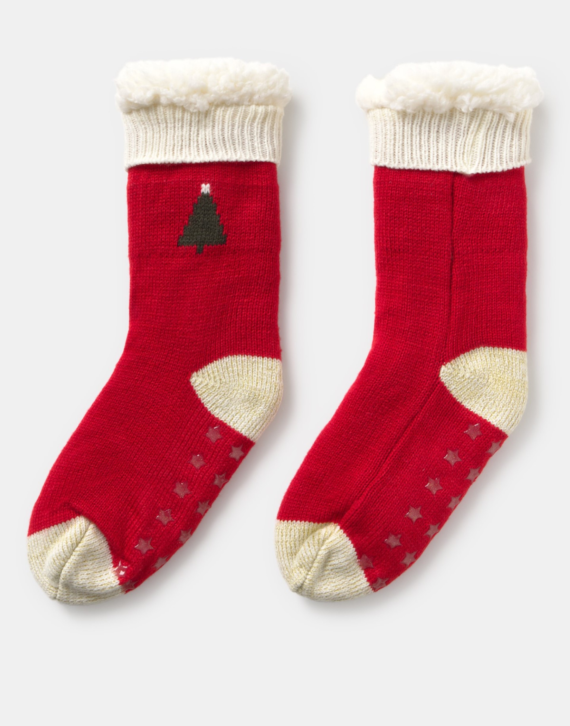 Meia tricot de Natal