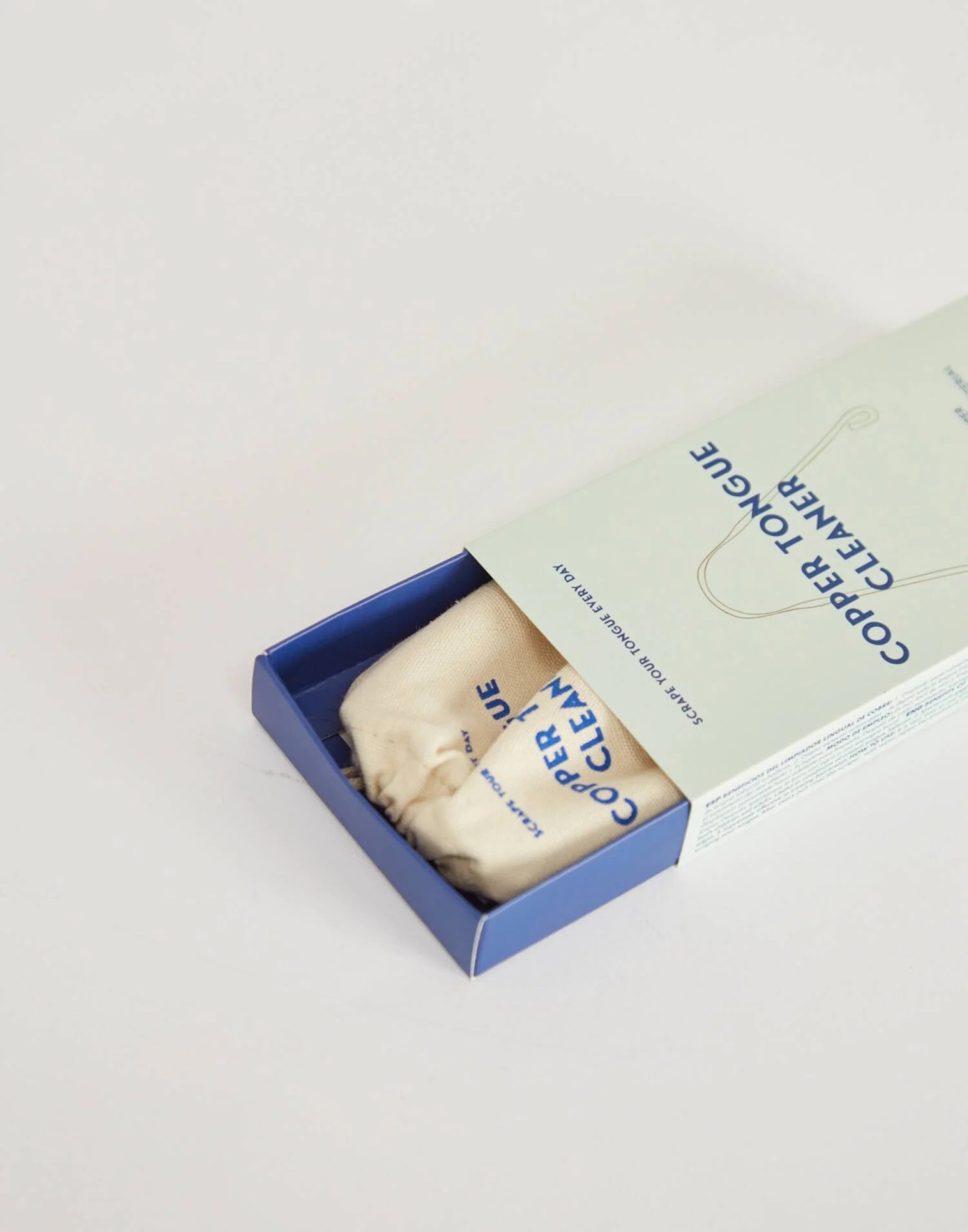 Limpador de lingua em cobre