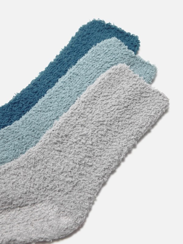 Conjunto de 3 meias lisas para homem