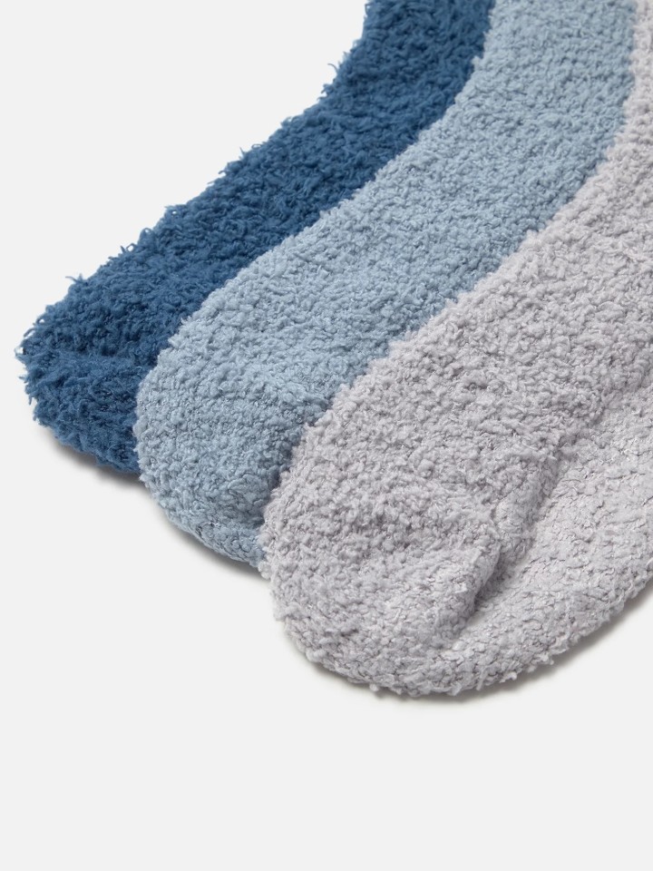 Conjunto de 3 meias lisas para homem