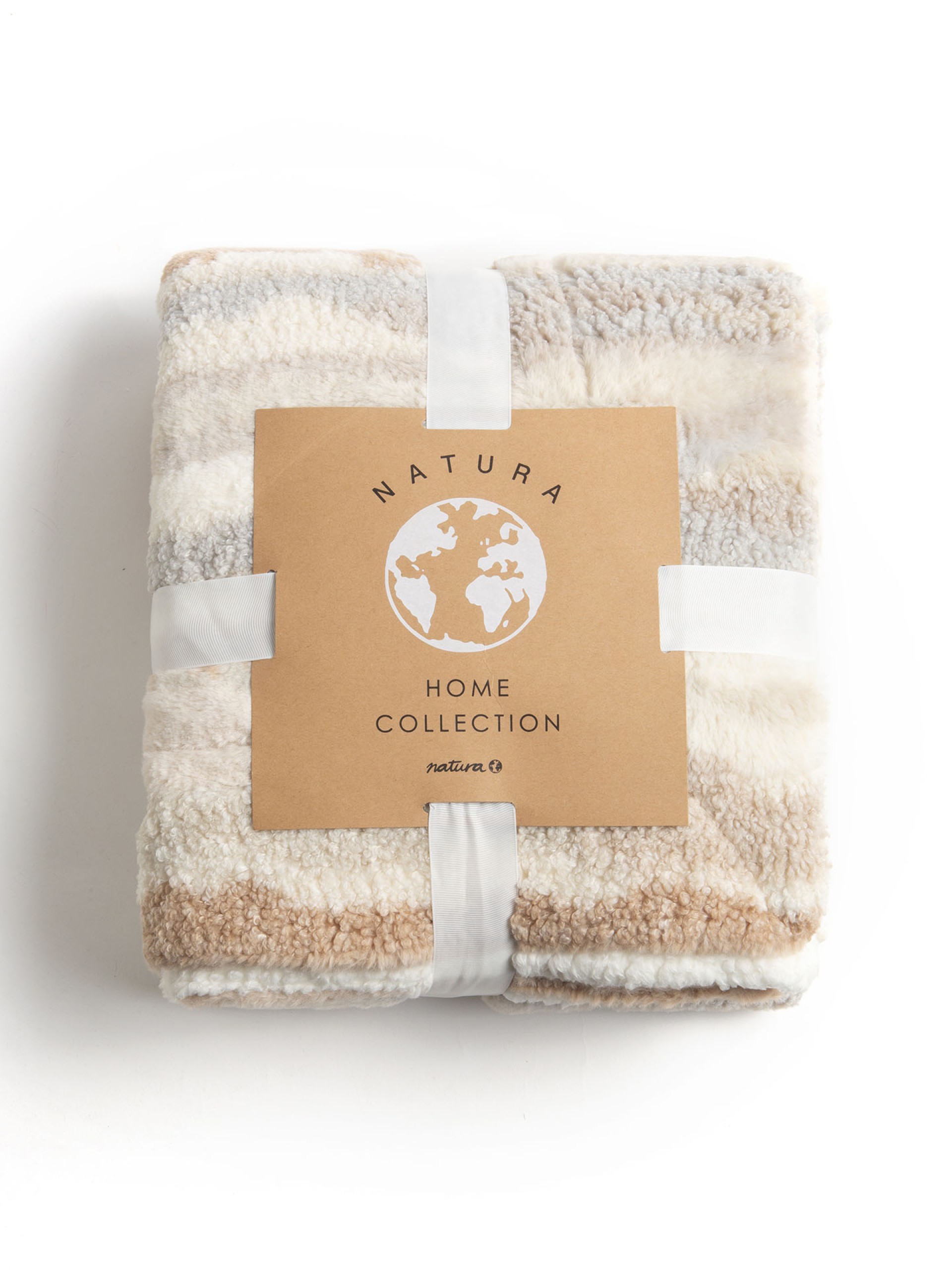 Manta Em Tonalidade Beije