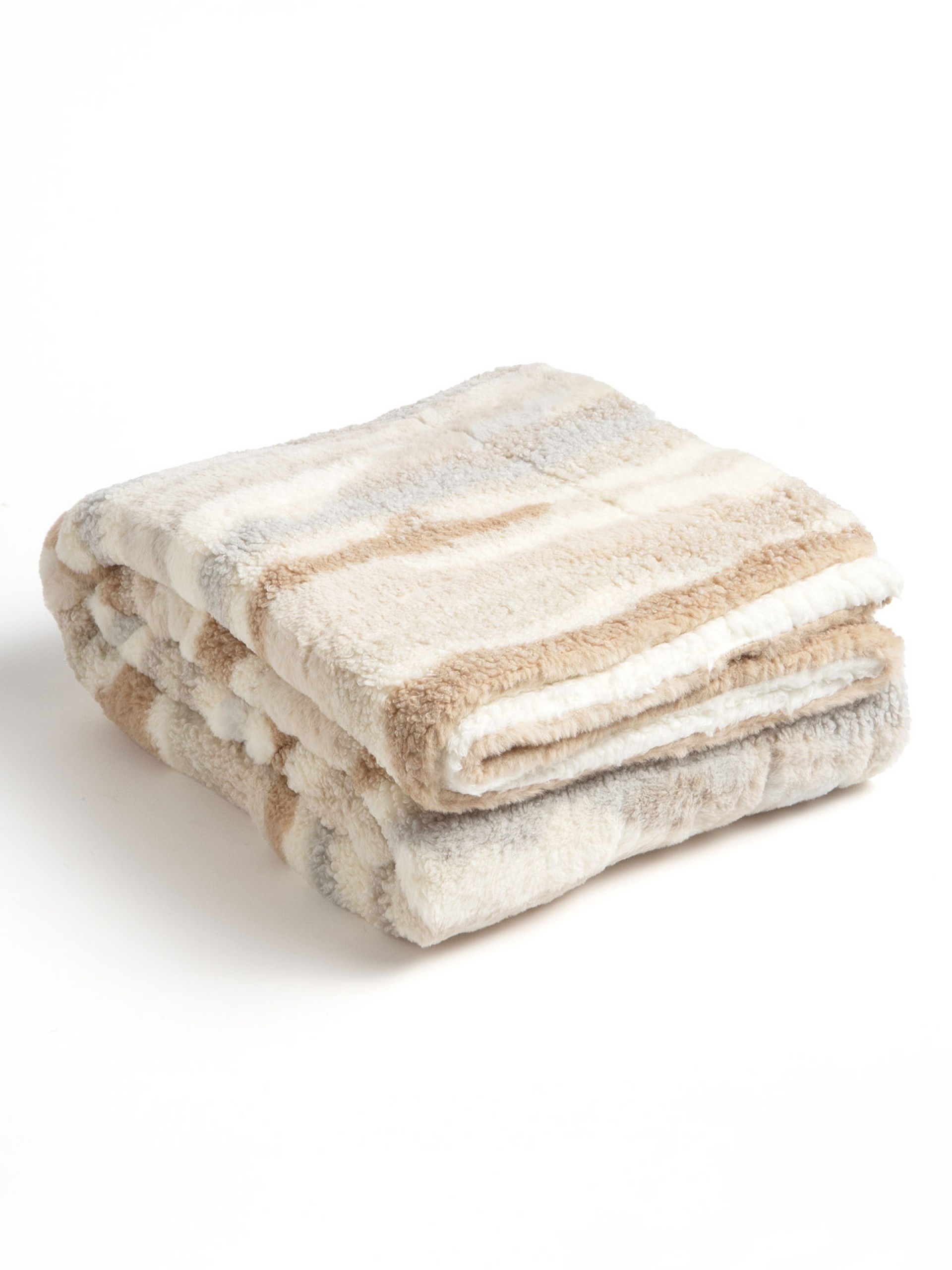 Manta Em Tonalidade Beije