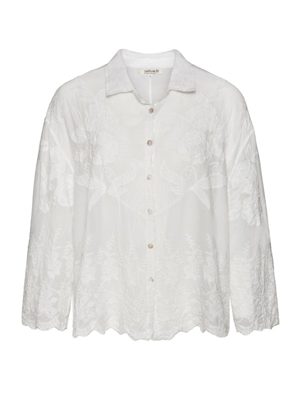 Camisa Solida Bordada Camisa Solida Bordada