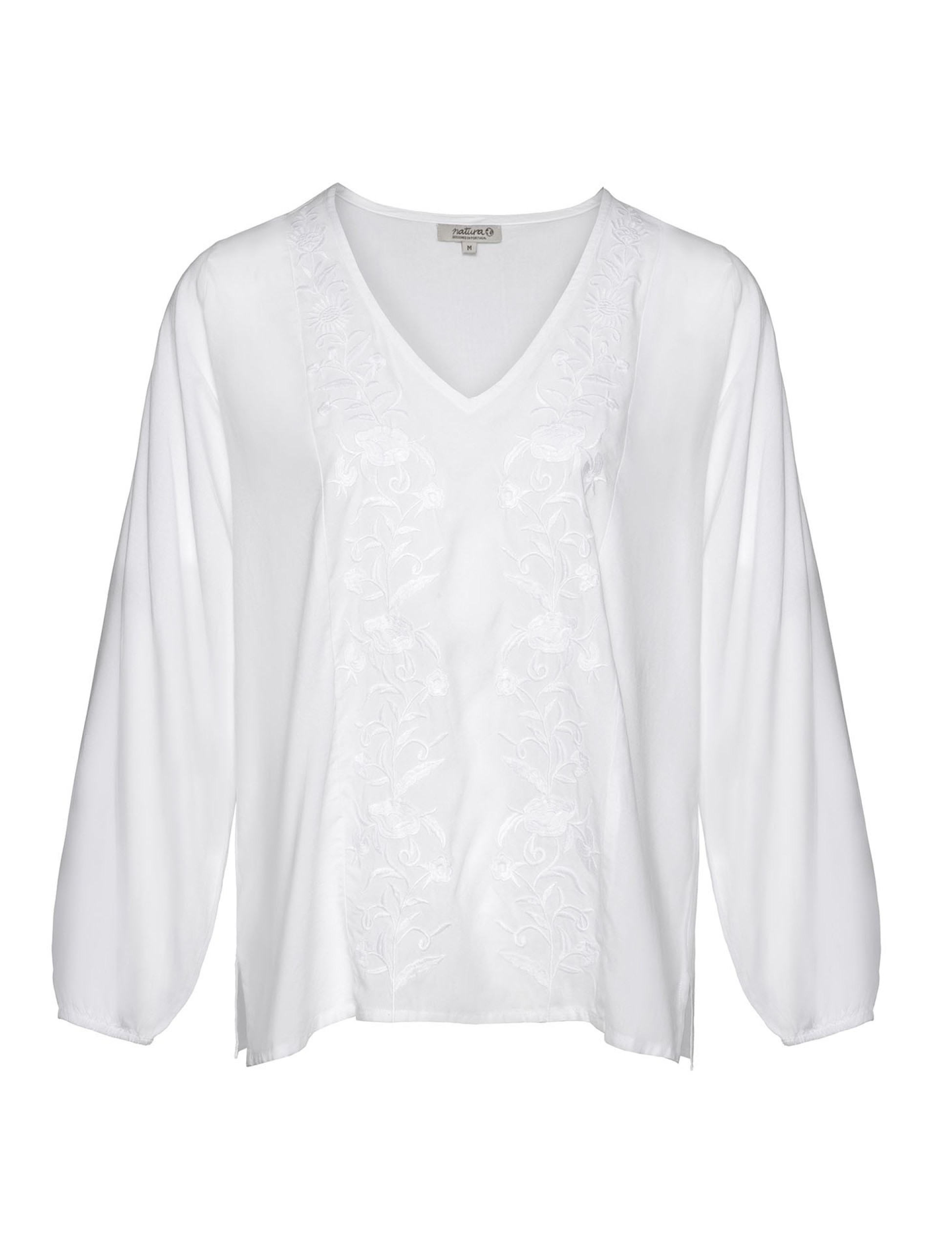 Blusa Solida Com Bordados