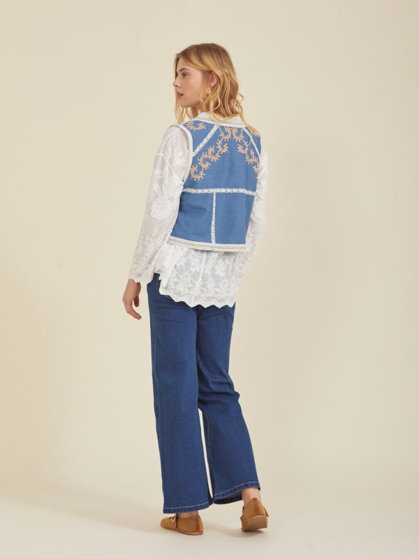 Colete Denim Colete Denim