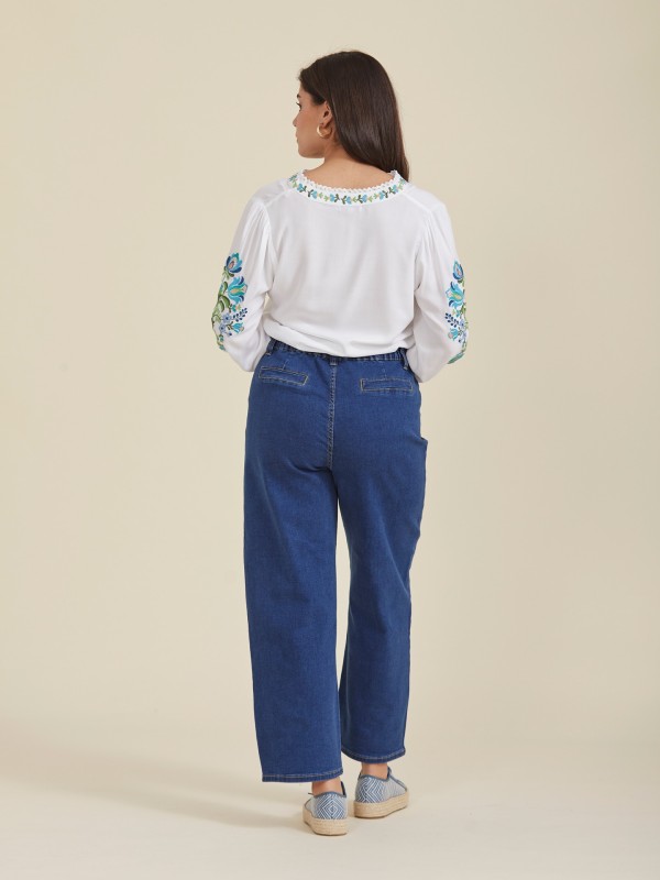 Blusa Branca Com Bordados Blusa Branca Com Bordados