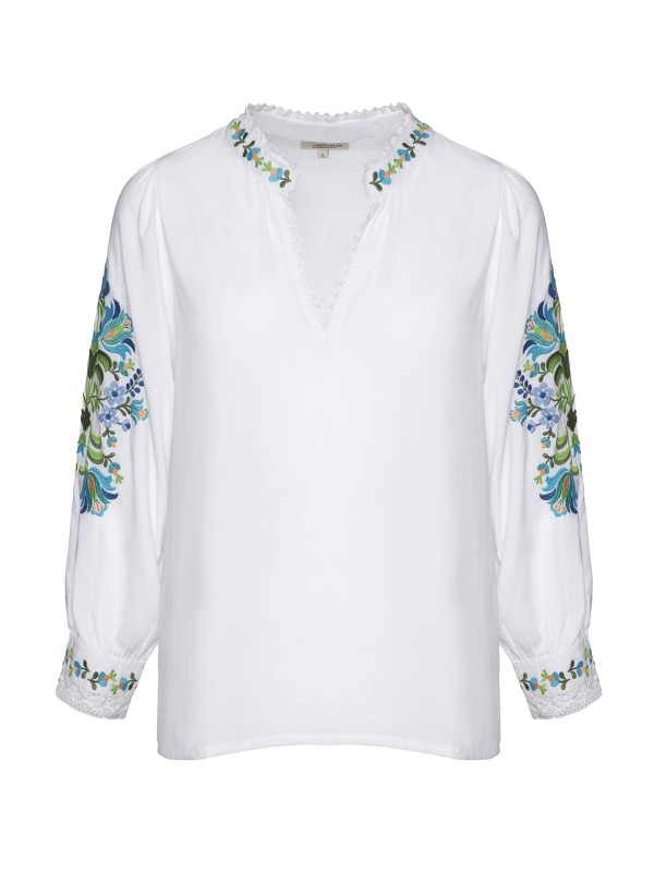 Blusa Branca Com Bordados Blusa Branca Com Bordados