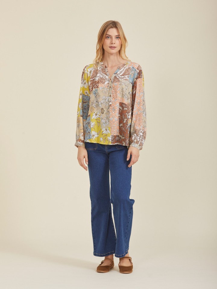 Blusa Patchwork