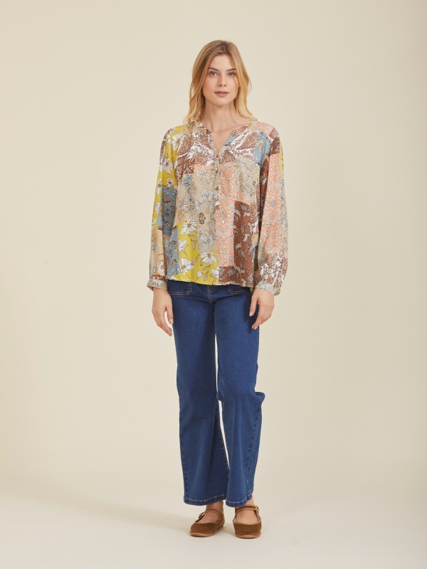 Blusa Patchwork Blusa Patchwork