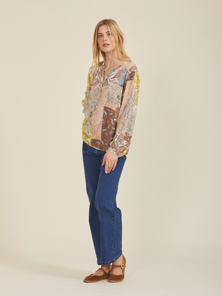 Blusa Patchwork