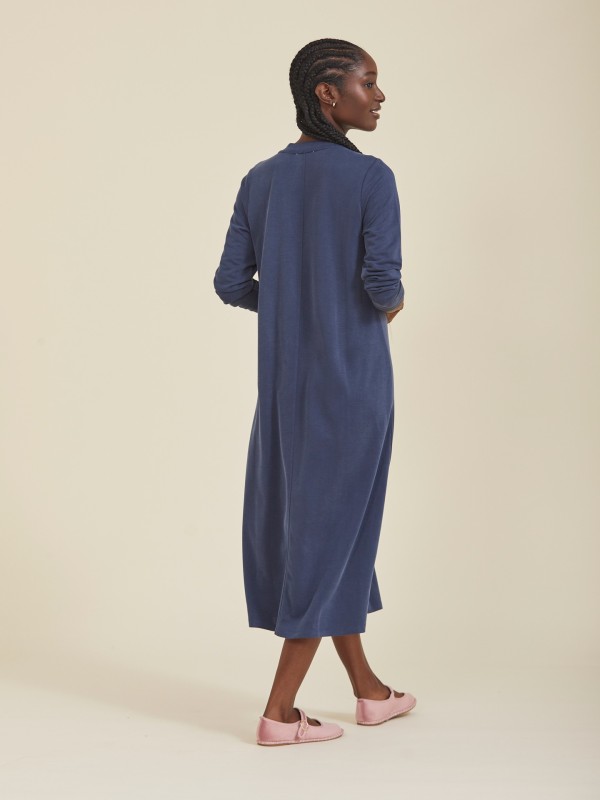 Vestido Midi Solido Vestido Midi Solido