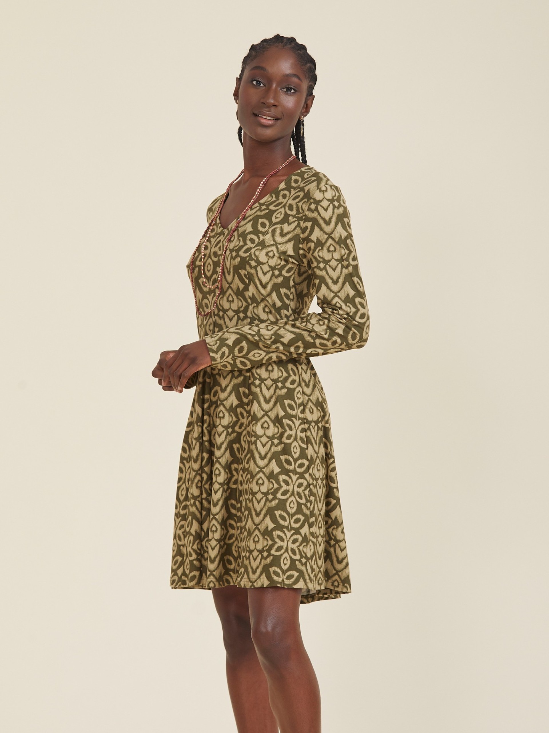 Vestido Curto Estampado