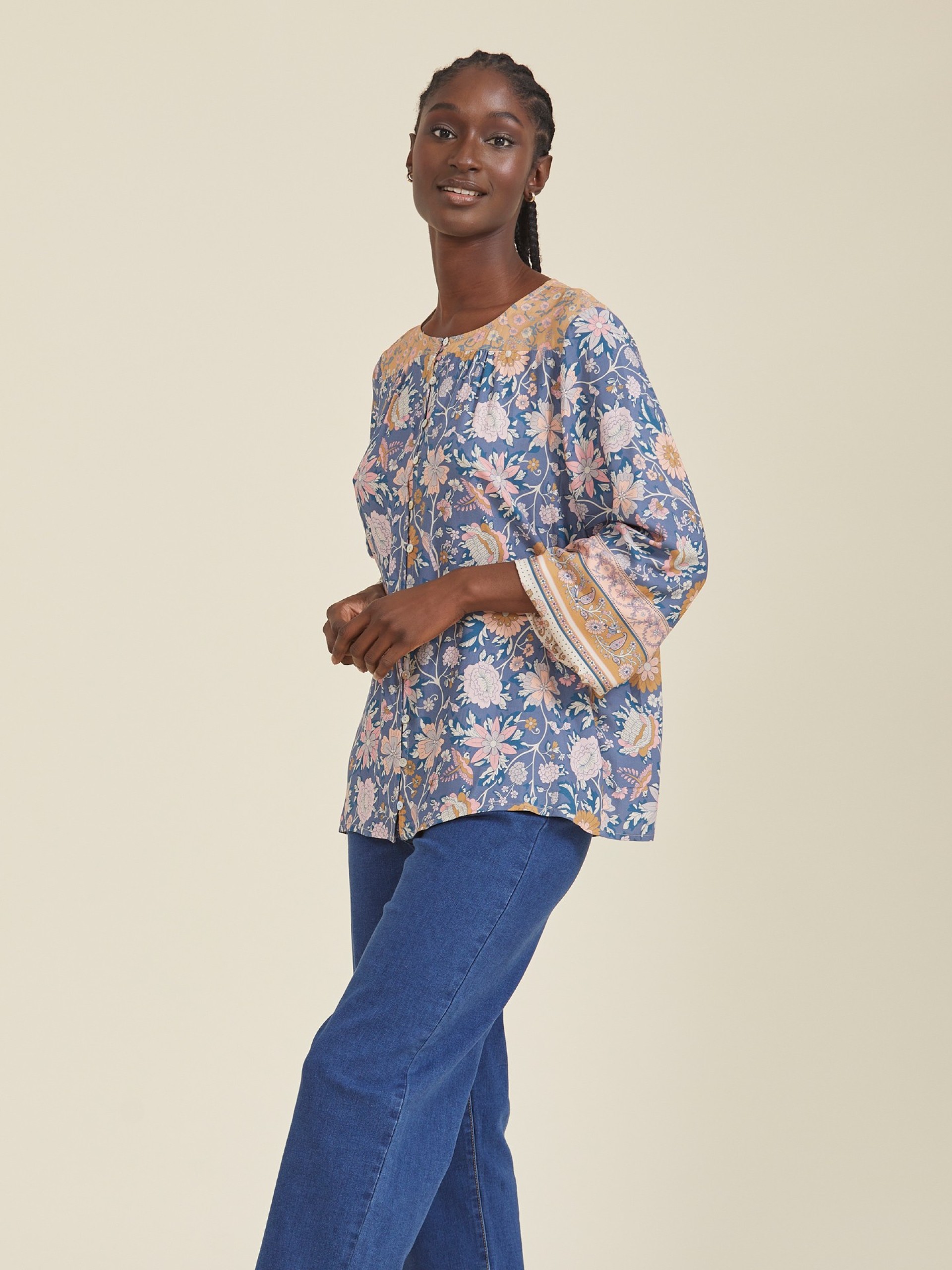 Blusa Placement Azul