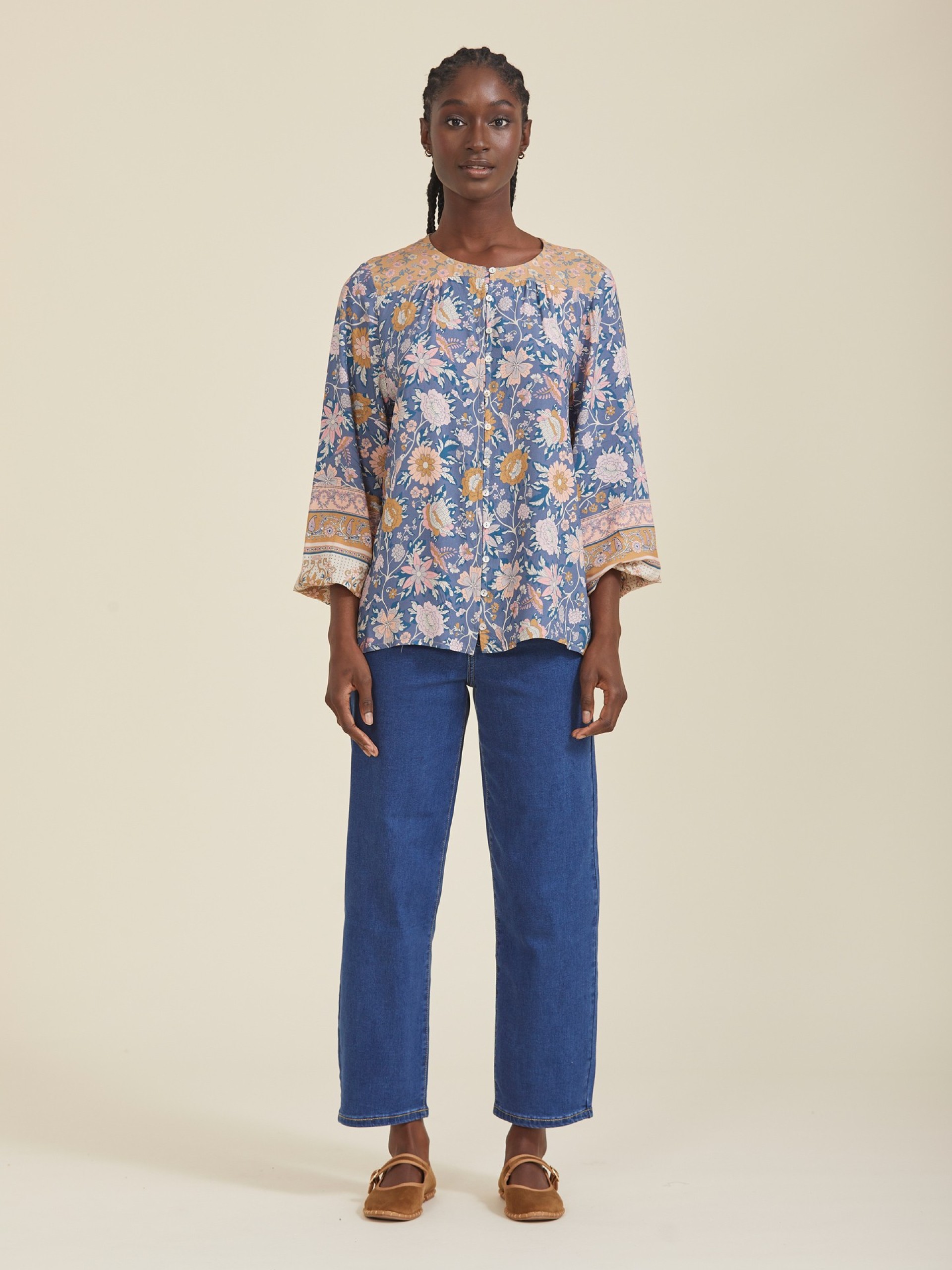 Blusa Placement Azul