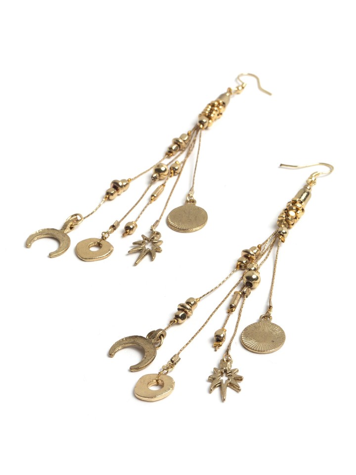 Brincos Golden Charms