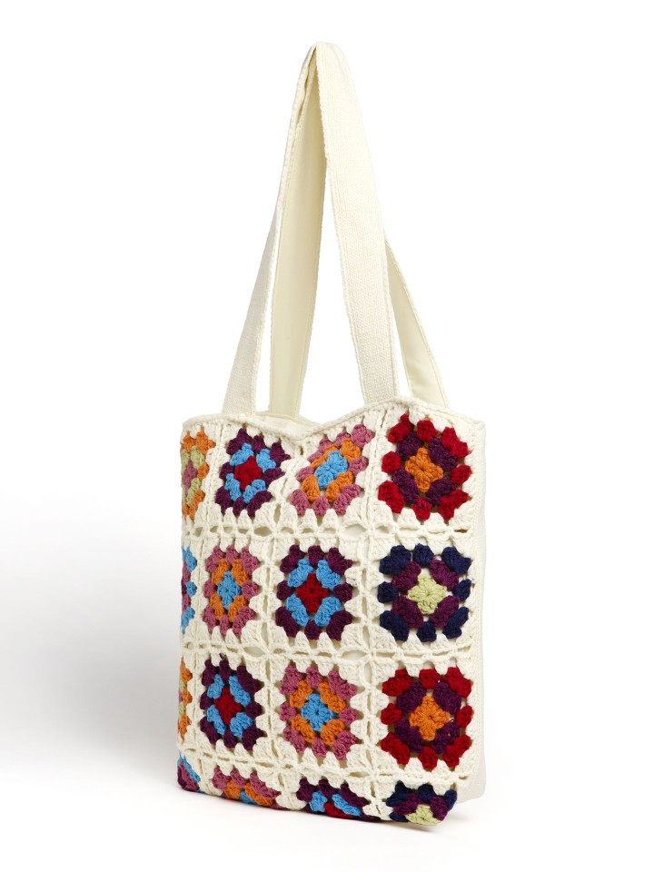 Shopper Efeito Crochet