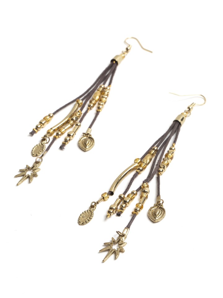 Brincos Black Gold