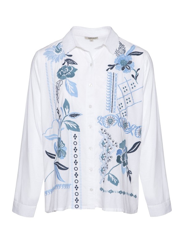 Camisa Branca Com Bordados Camisa Branca Com Bordados
