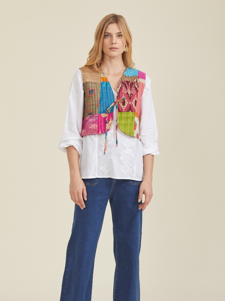 Colete Patchwork