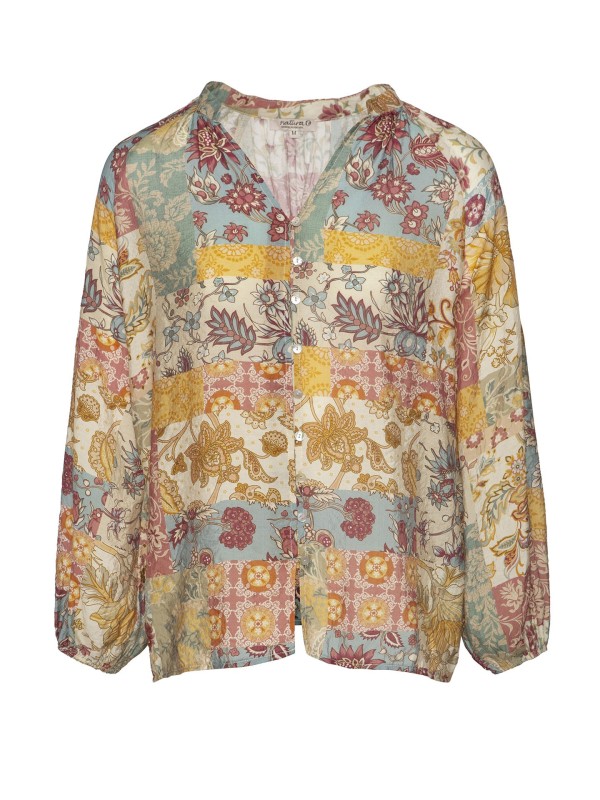 Blusa Patchwork Laranja Blusa Patchwork Laranja
