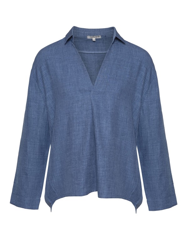 Blusa Solida Azul Blusa Solida Azul