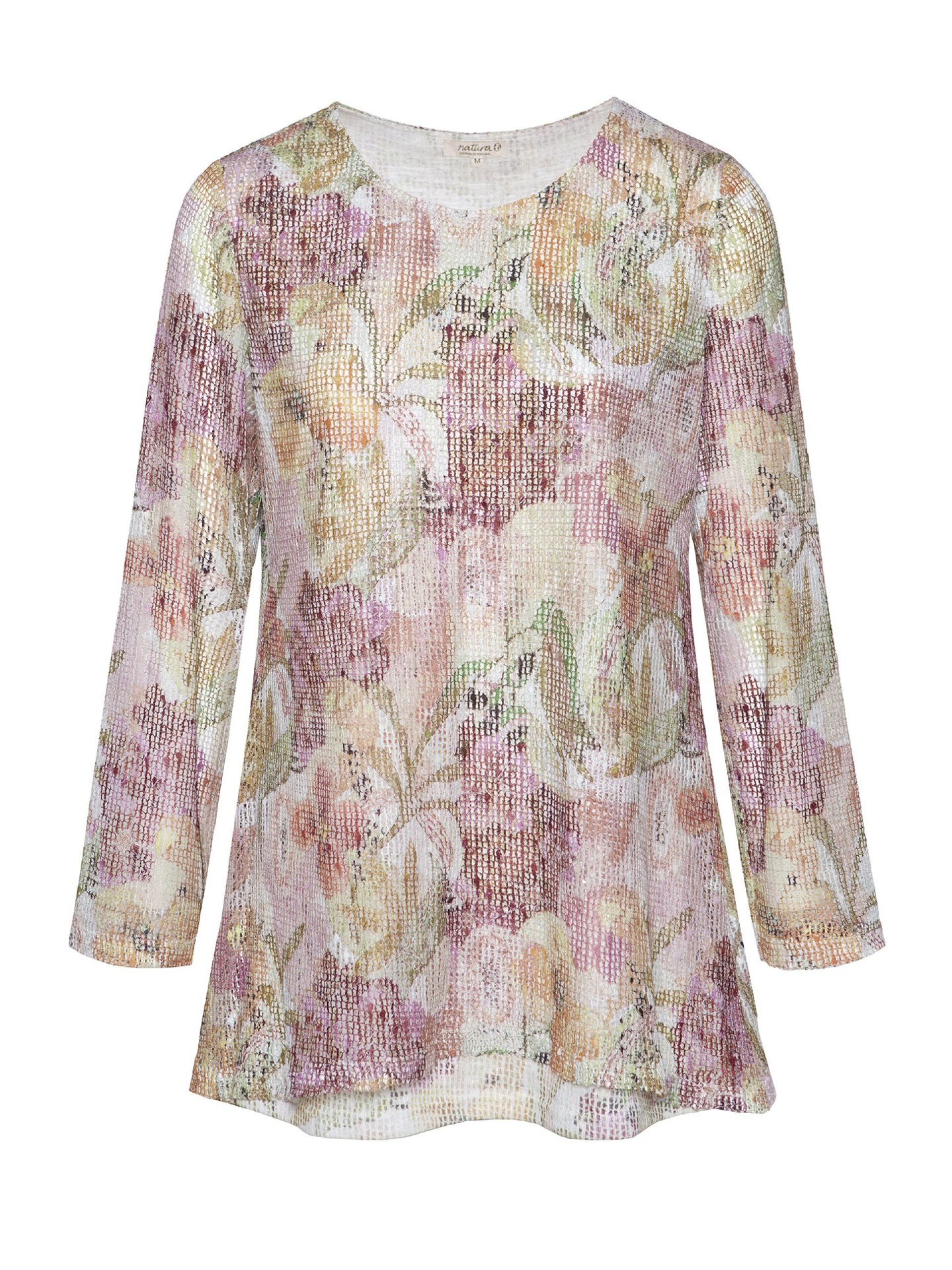 Blusa Dupla Estampada